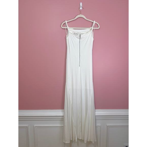 Alice + Olivia Bianca Midi Dress in Off White Size 8 - Picture 6 of 8